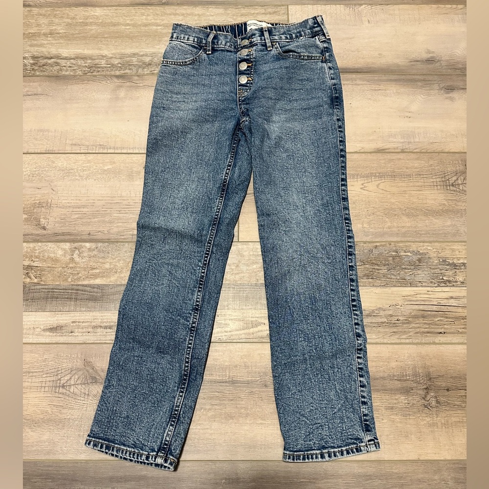 Abercrombie Kids Blue Straight Leg Jeans